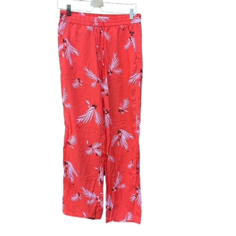 H&M women's size 6 wide leg pants, red